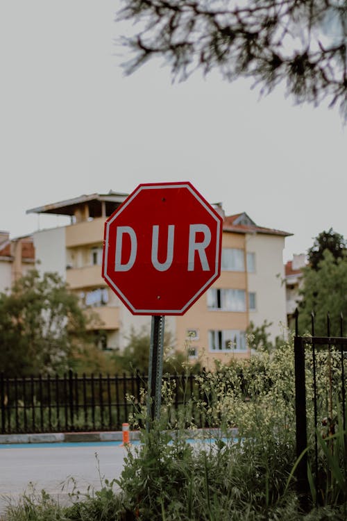 A Warning Sign on the Street