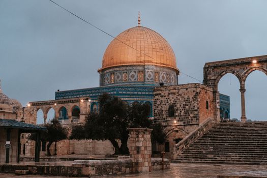 The dome of the rock in jerusalem