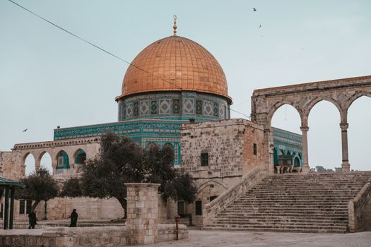 The dome of the rock in jerusalem