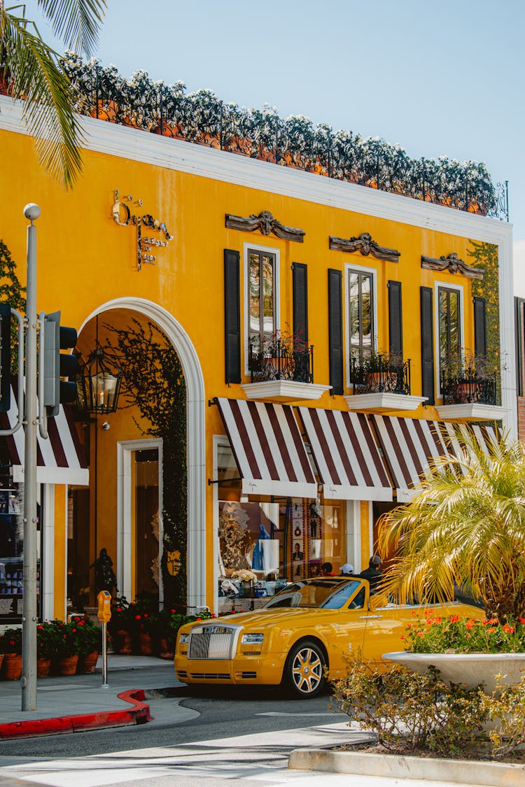 Yellow Convertible By Yellow Facade