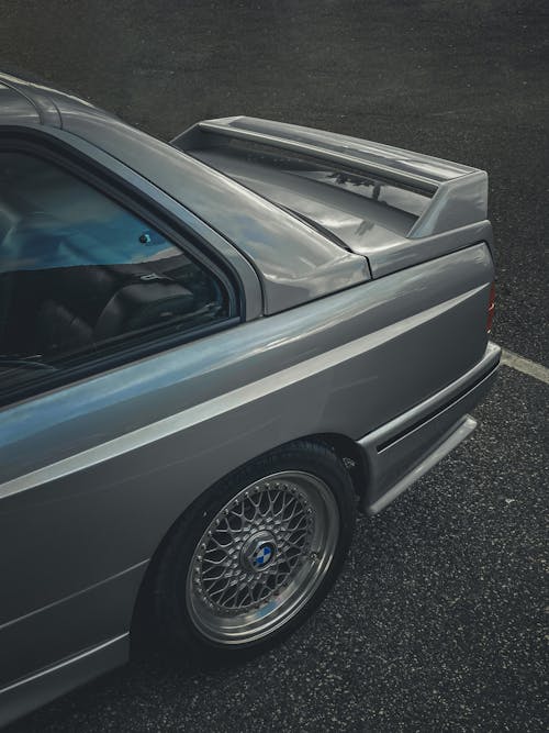 Silver BMW E30 M3