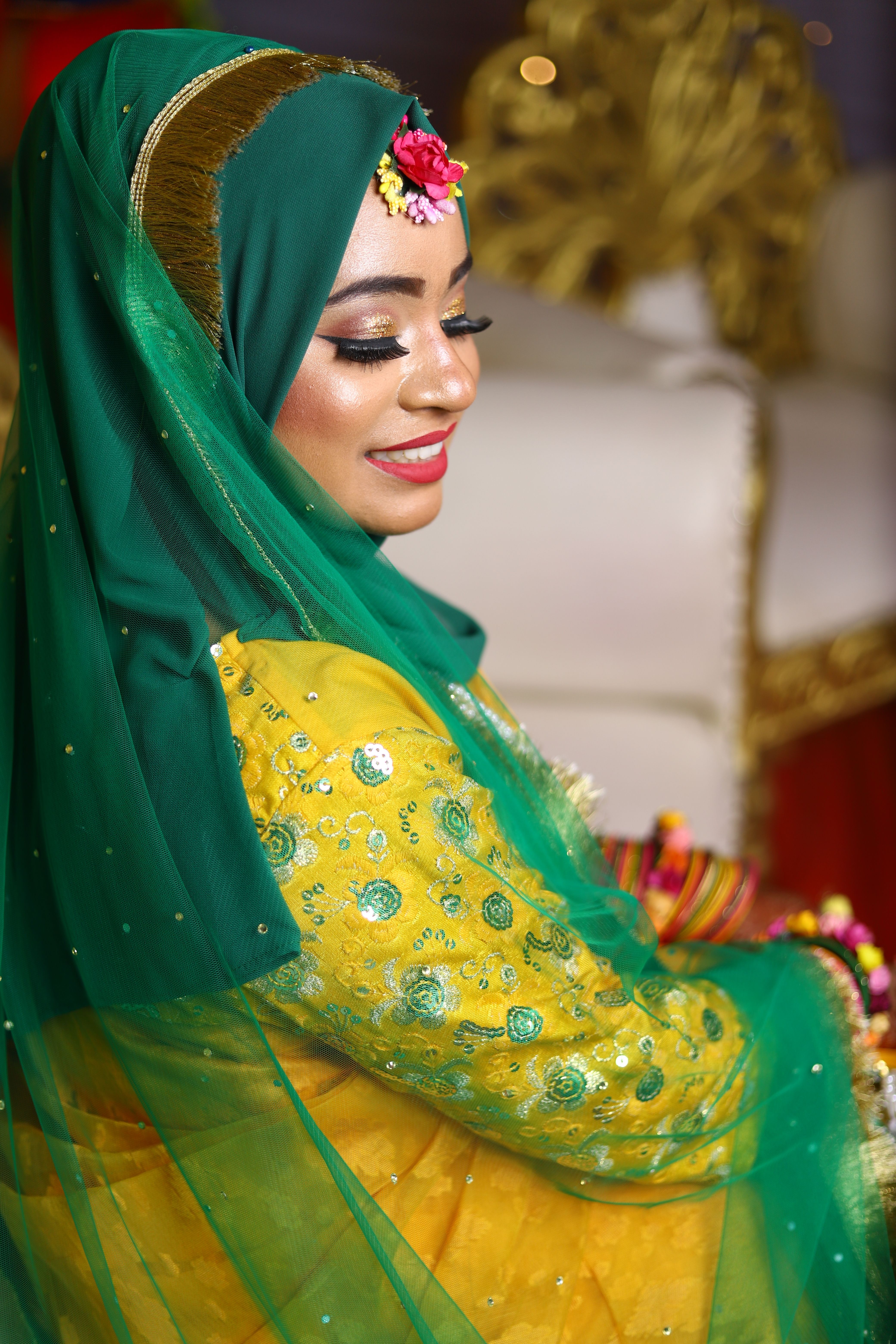 Smiling Woman in Traditional Clothing · Free Stock Photo