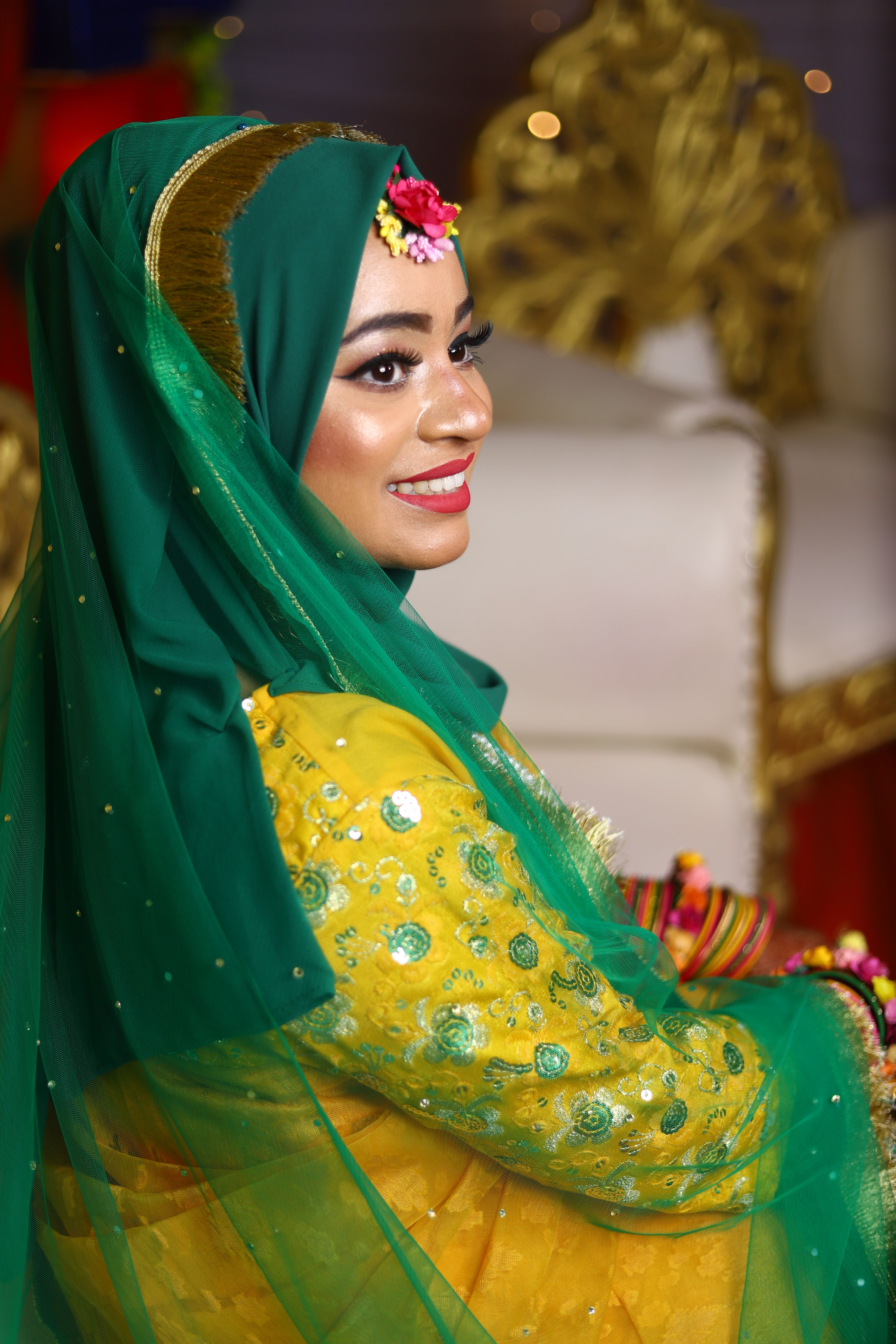 Smiling Woman in Traditional Clothing · Free Stock Photo