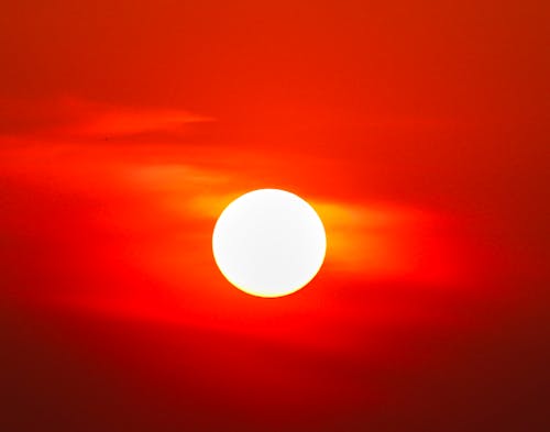 Free stock photo of early sunrise, red sun, sun