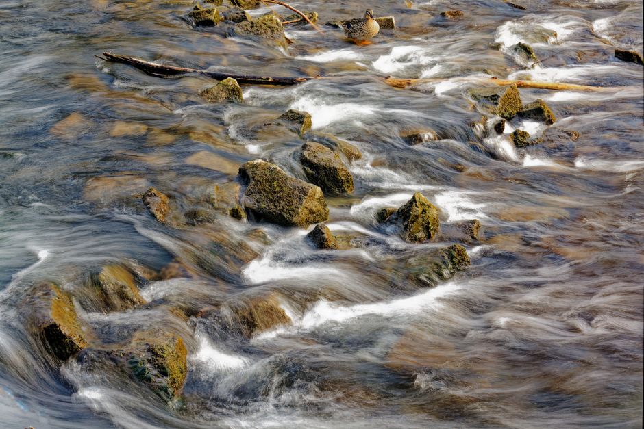 full|flowing water