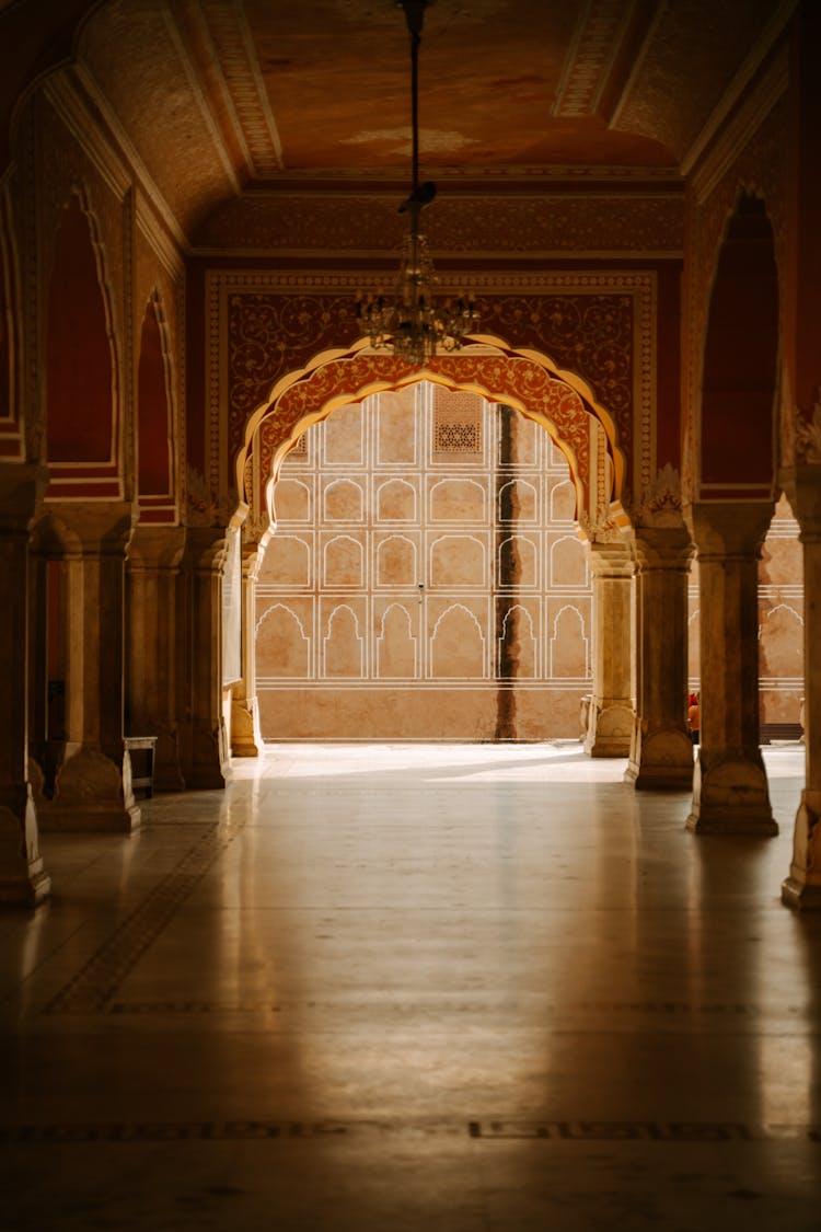 Interior Of The City Palace In Jaipur, India