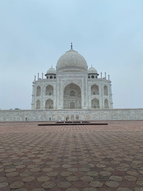 Ivory White Marble Mausoleum Taj Mahal