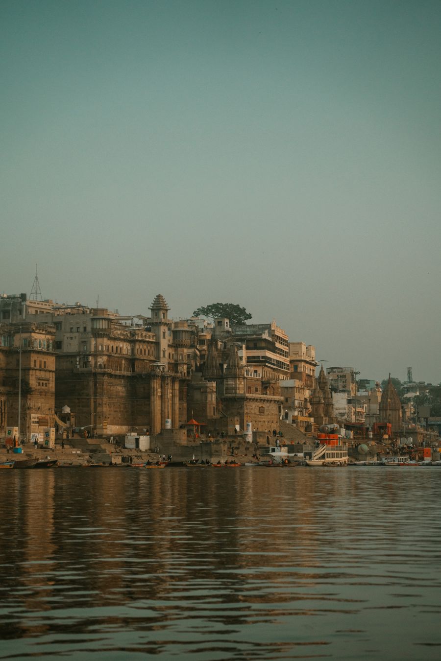 The ghats at dawn