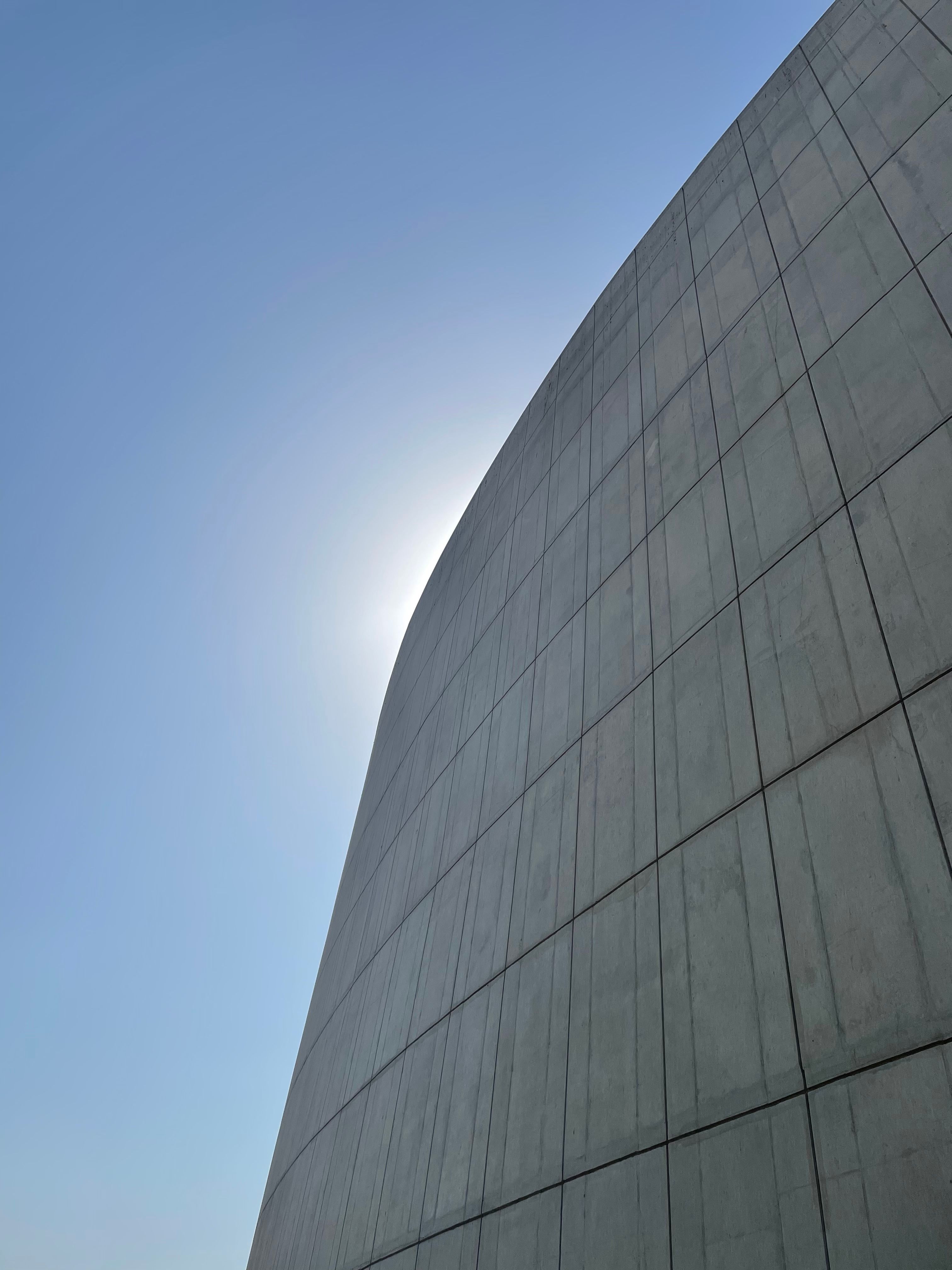 Concrete Building Facade Divided into Segments · Free Stock Photo