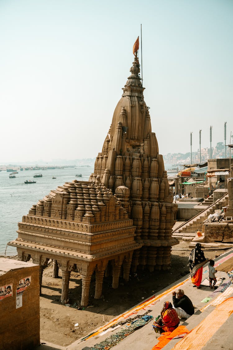 A Traditional Temple In Varanasi