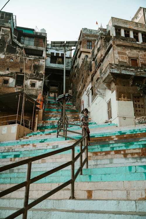 An Abandoned Buildings in Varanasi 