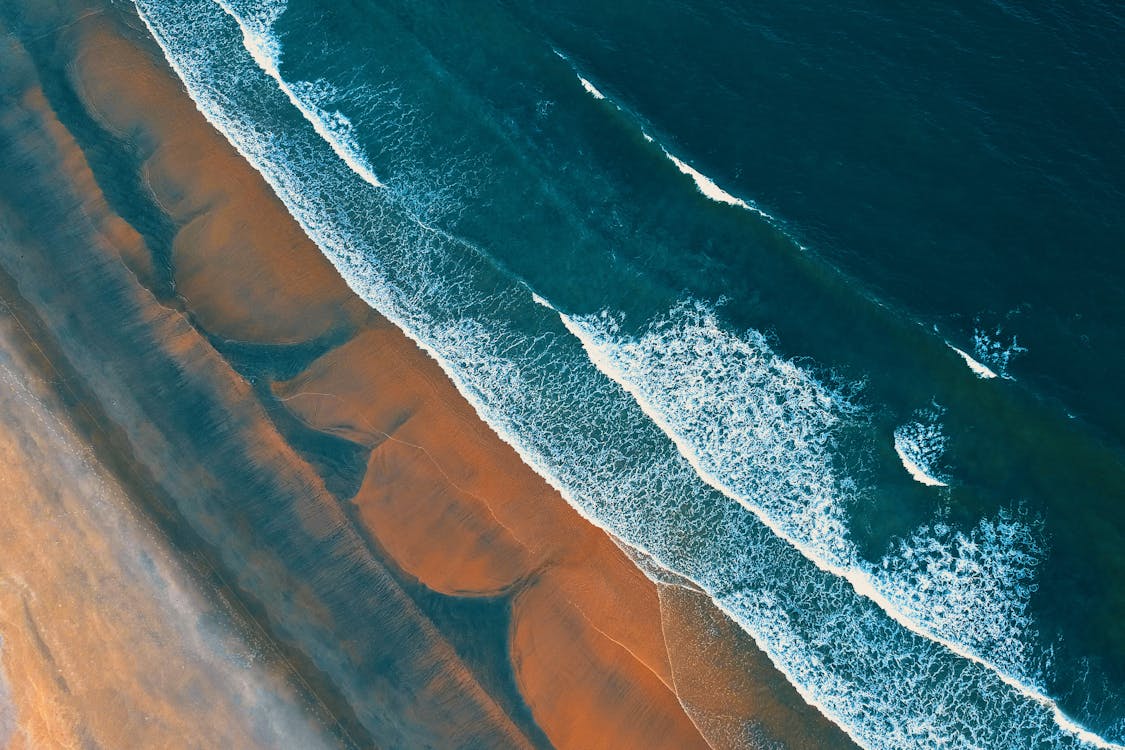 Aerial Shot of Ocean · Free Stock Photo