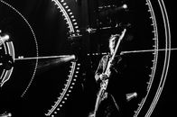 Greyscale Photography of Man Playing Guitar