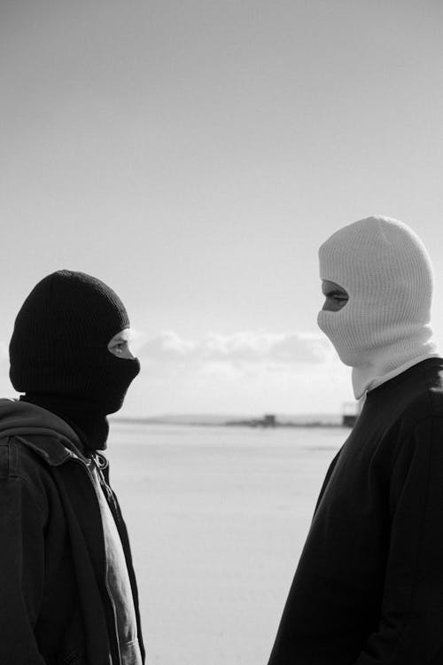 People with Covered Faces with Balaclavas