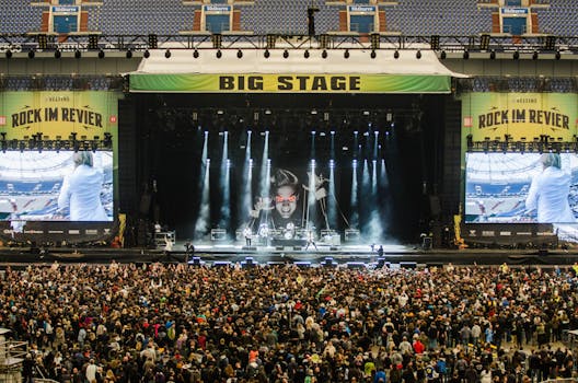 Free stock photo of people, lights, crowd, music