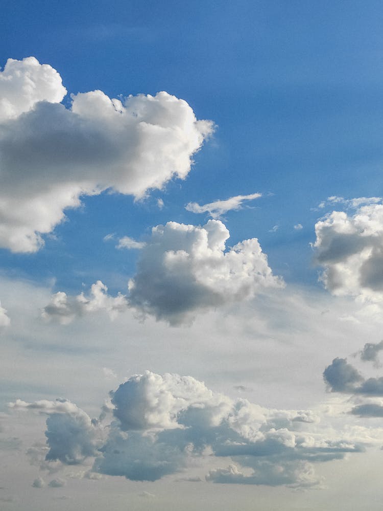 White Clouds In Blue Sky