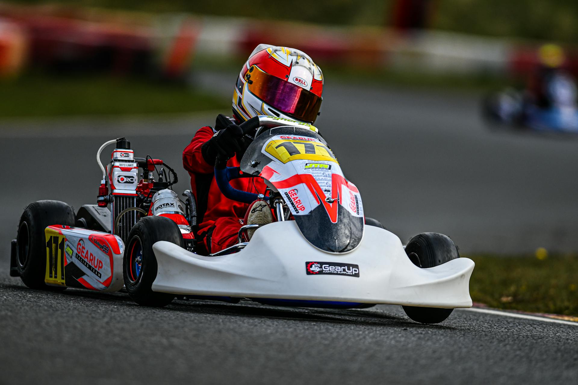 Driver in Kart during Race