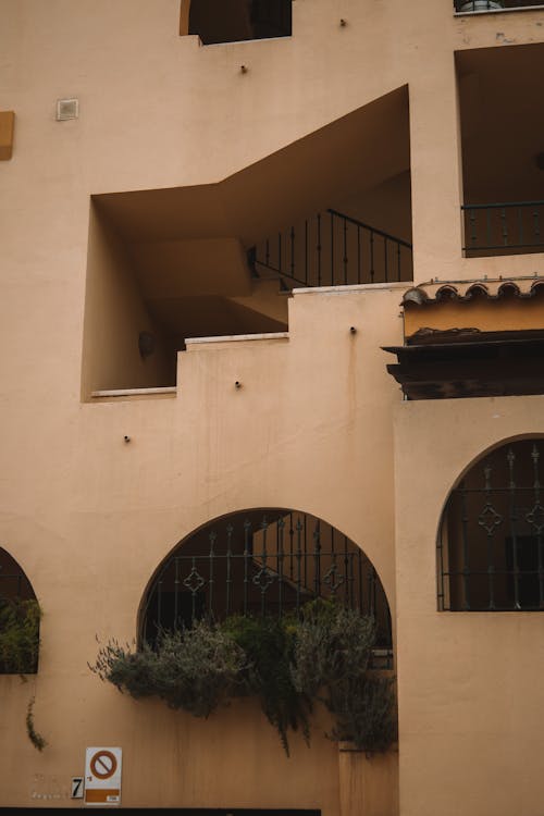 Exterior of a Typical Spanish Residential Building 