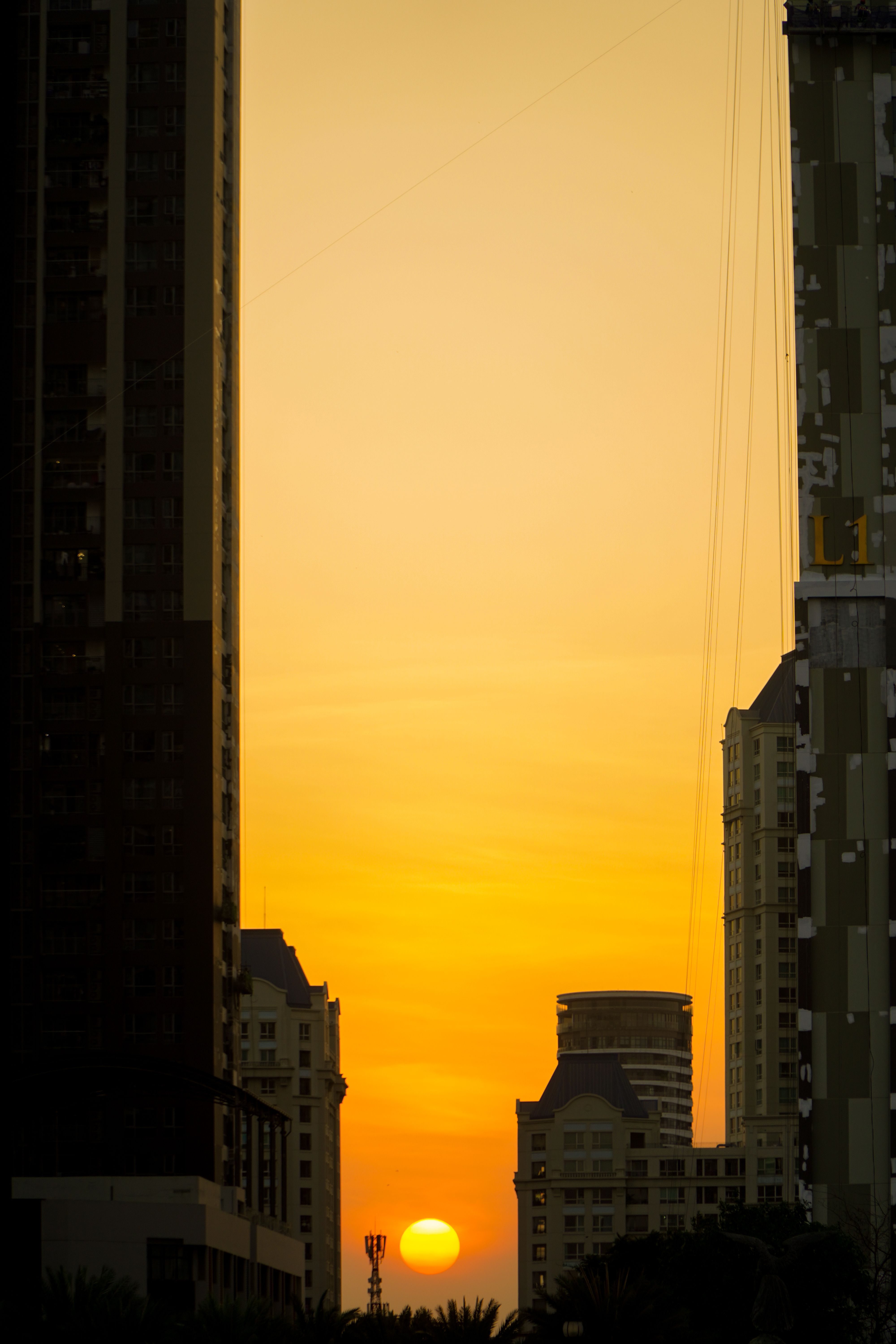 Sunrise over city skyline representing fresh daily content rhythm