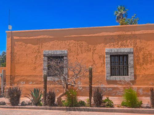 Free Church Museum in Loreto BCS, Mexic o Stock Photo