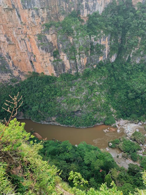 River in a Deep Gorge