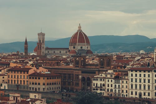 Cathedral over Florence Buildings