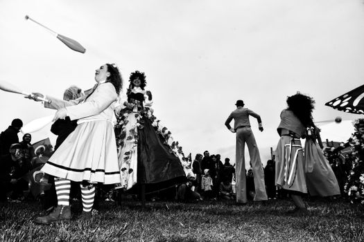 Free stock photo of bnw, festival, street artists