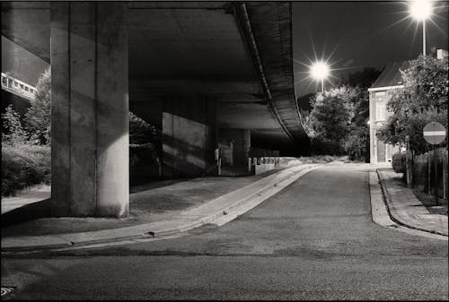 Imagine de stoc gratuită din alb-negru, felinare stradale, iluminat
