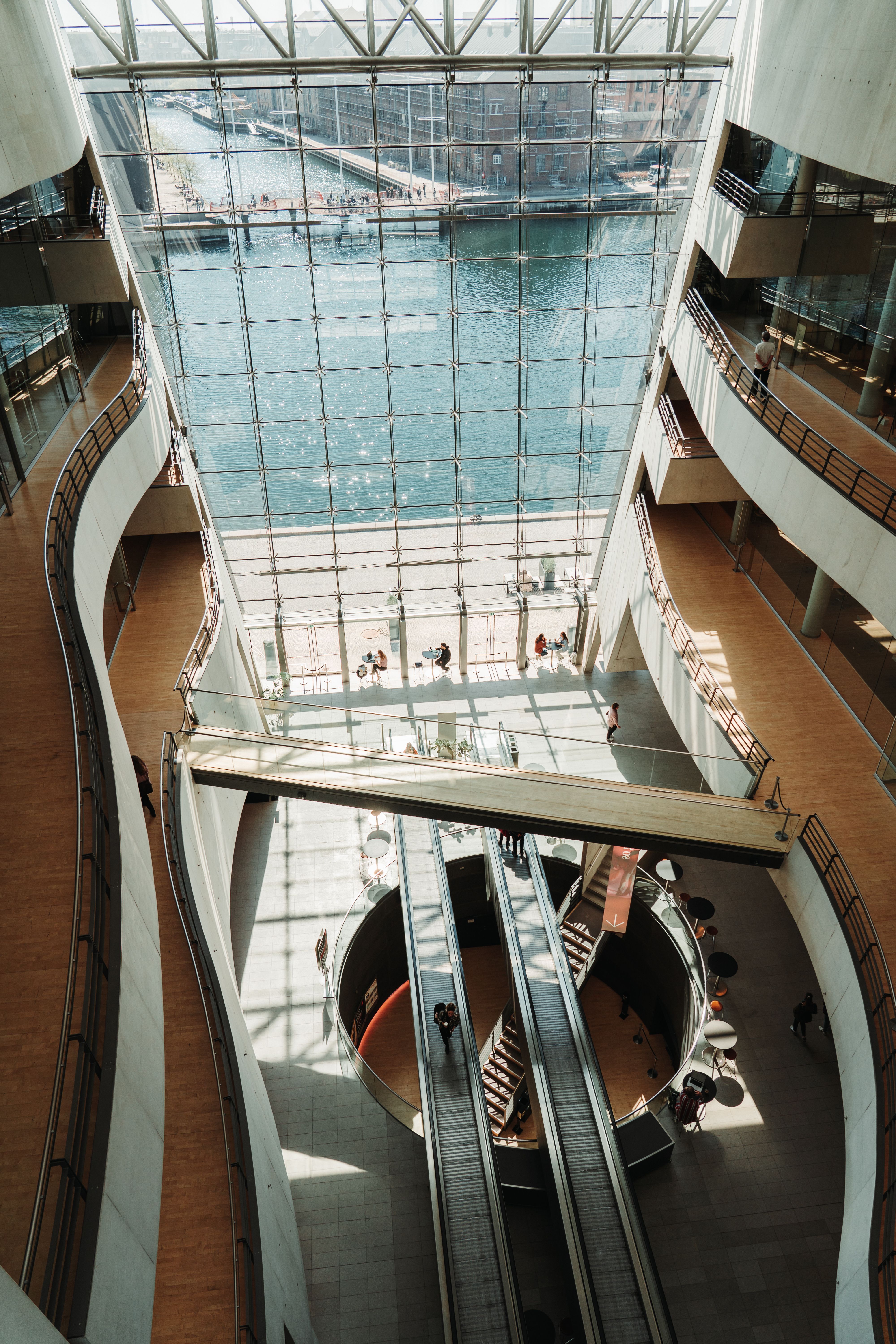 Photo from Inside of the Royal Library Building in Copenhagen, Denmark ...