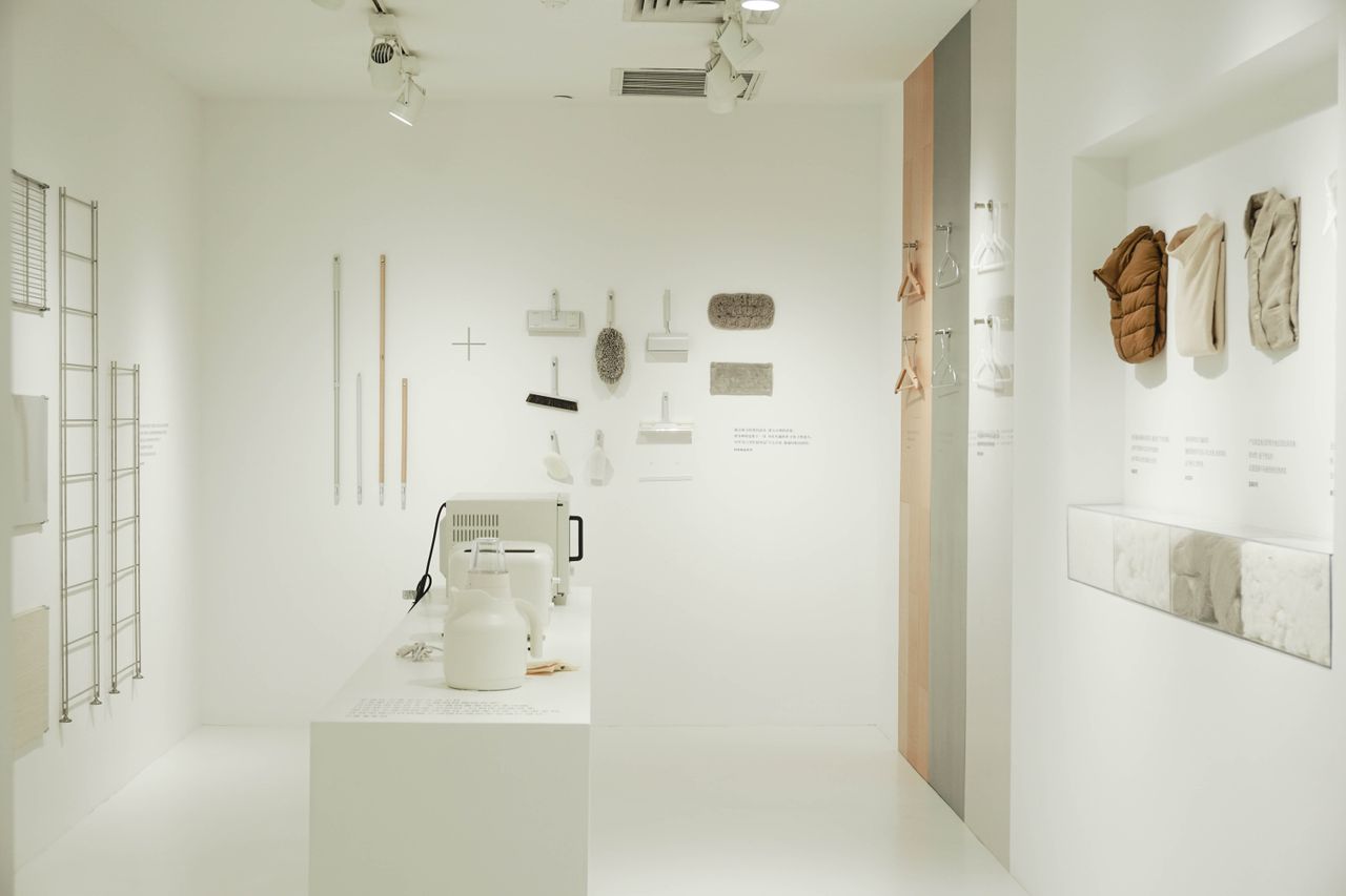 a bright minimalist room showcasing contemporary white interior decor