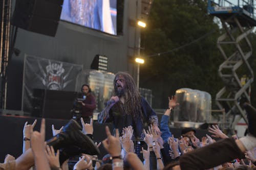 Man Performing on Stage