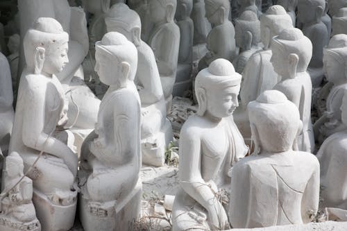 Marble Sculptures of Buddha