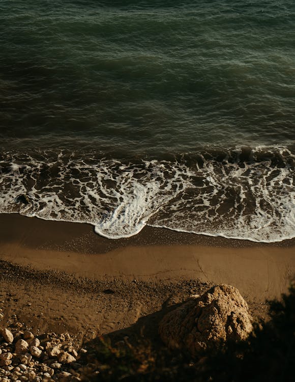 Kostnadsfri bild av hav, högvinkelvy, kust