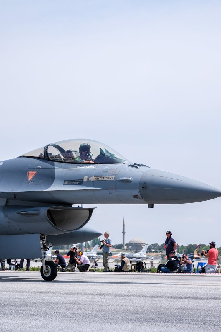 Military Aircraft At Airport