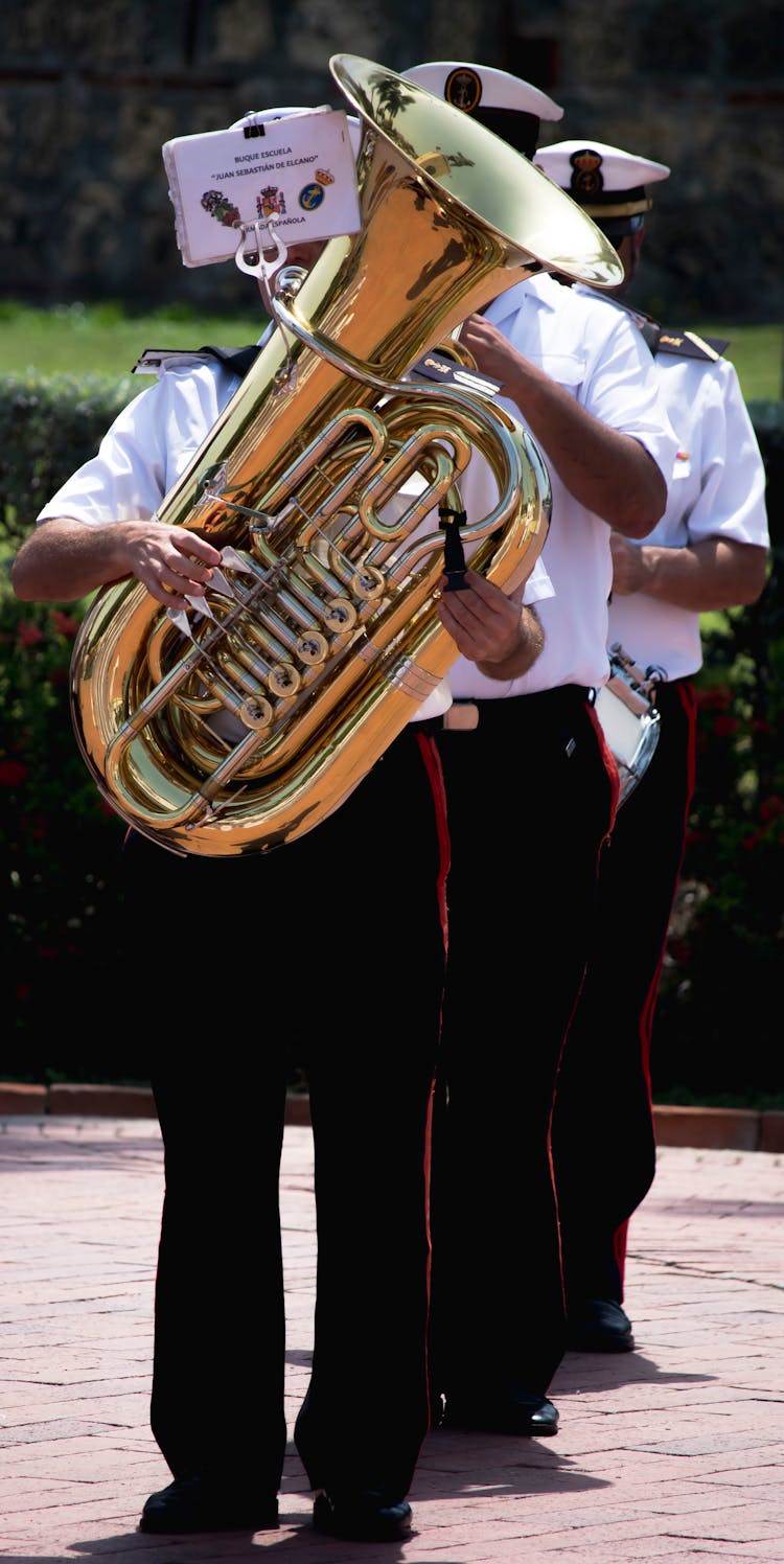 Orchestra Playing Tuba