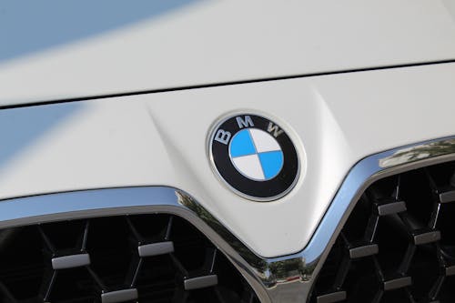 BMW Sign on a Car 