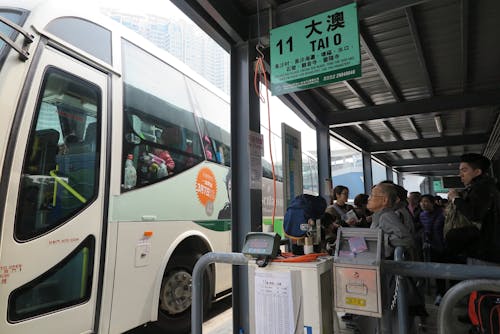 Free stock photo of bus stop