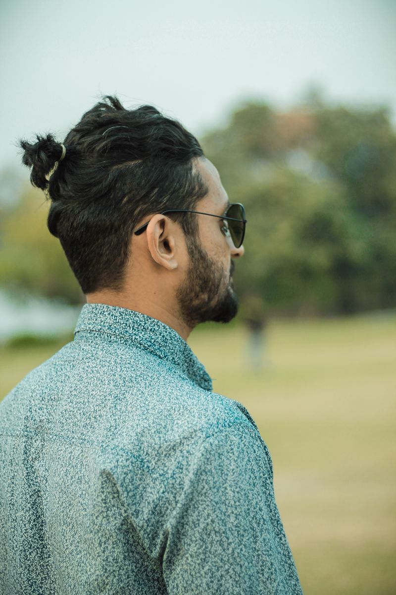 Coupe Man Bun homme