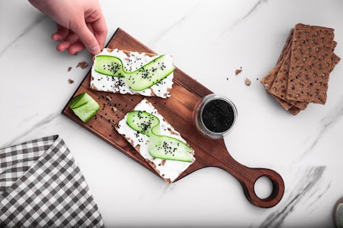 Crackers on Tray