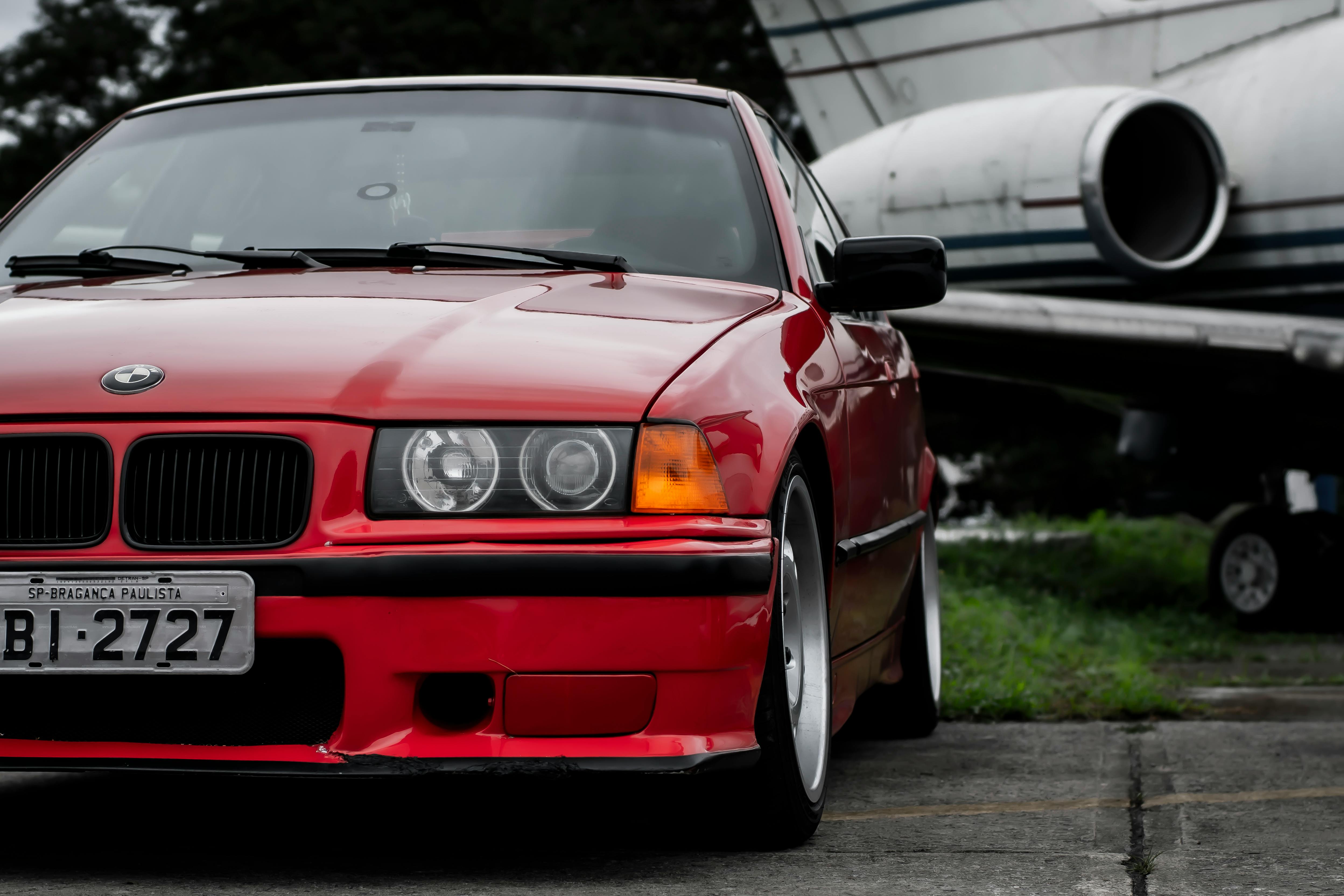 Red BMW E36 · Free Stock Photo