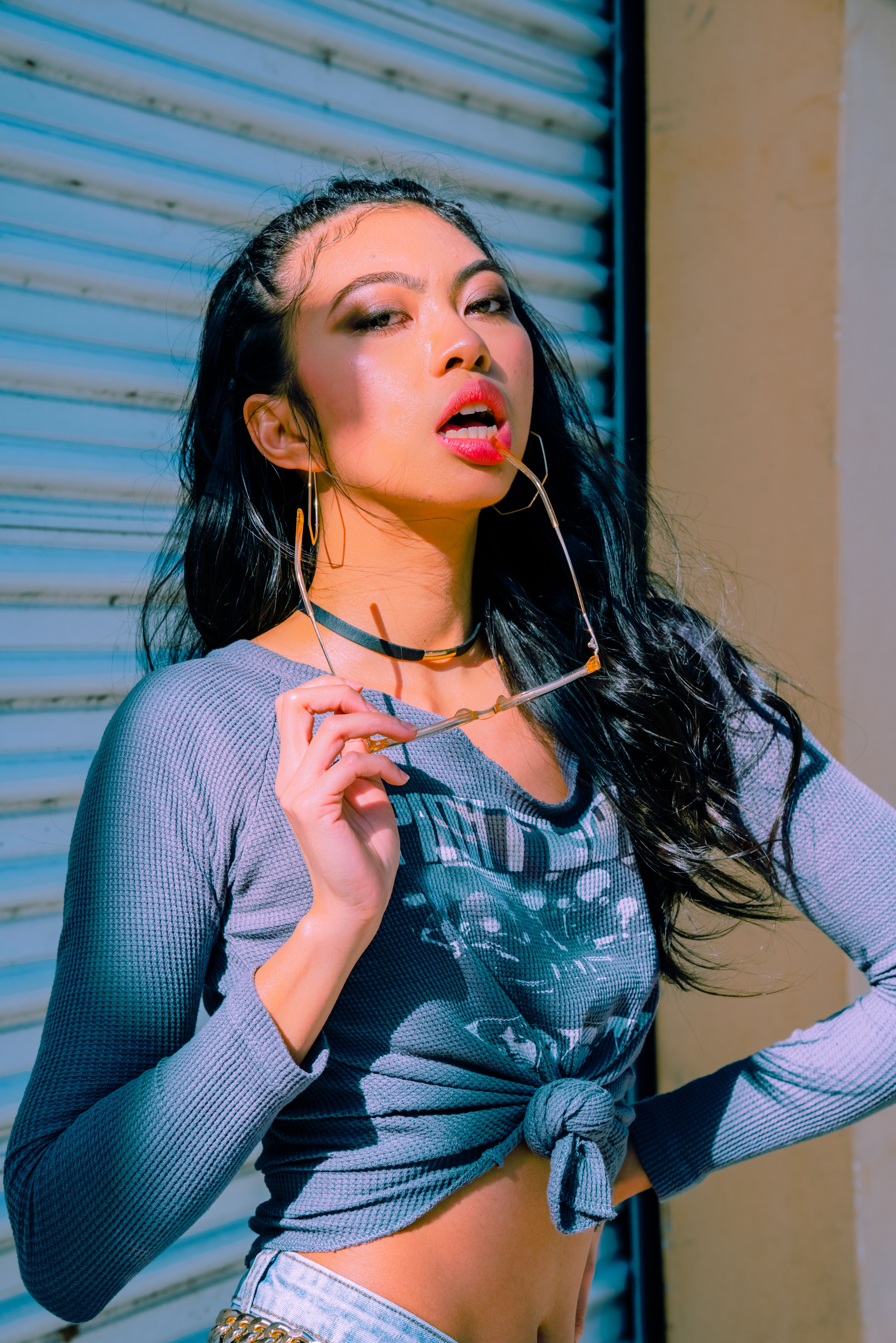 Portrait of Woman with Black Hair · Free Stock Photo