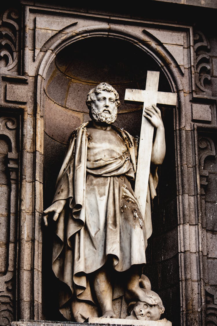 Sculpture Of Saint