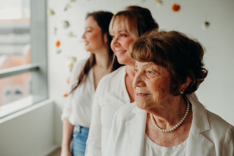 Grandma, Mother And Daughter