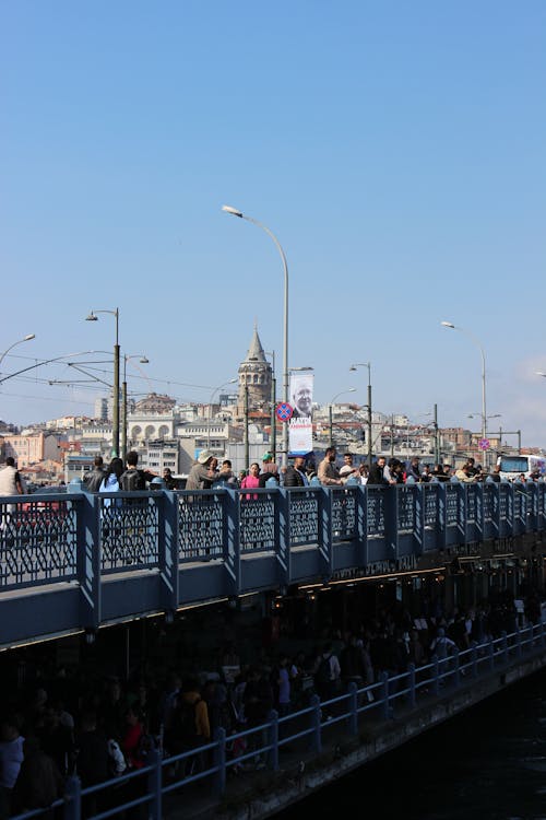 イスタンブール, ガラタ塔, ガラタ橋の無料の写真素材