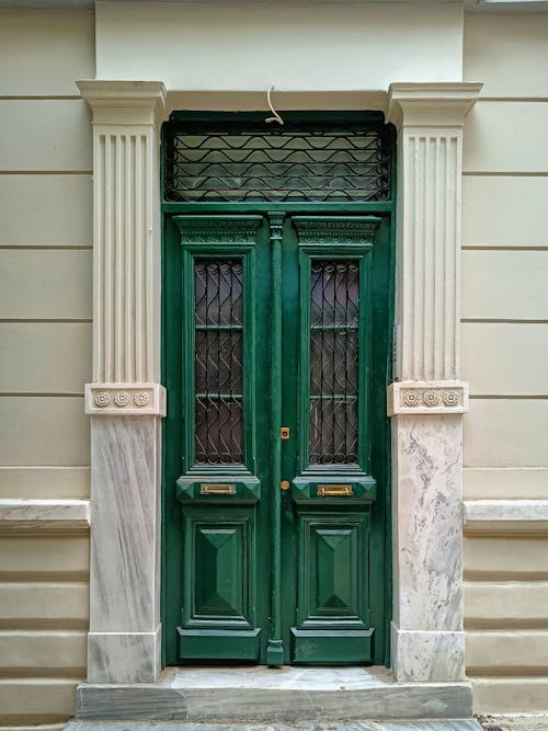 Green Entrance Door 