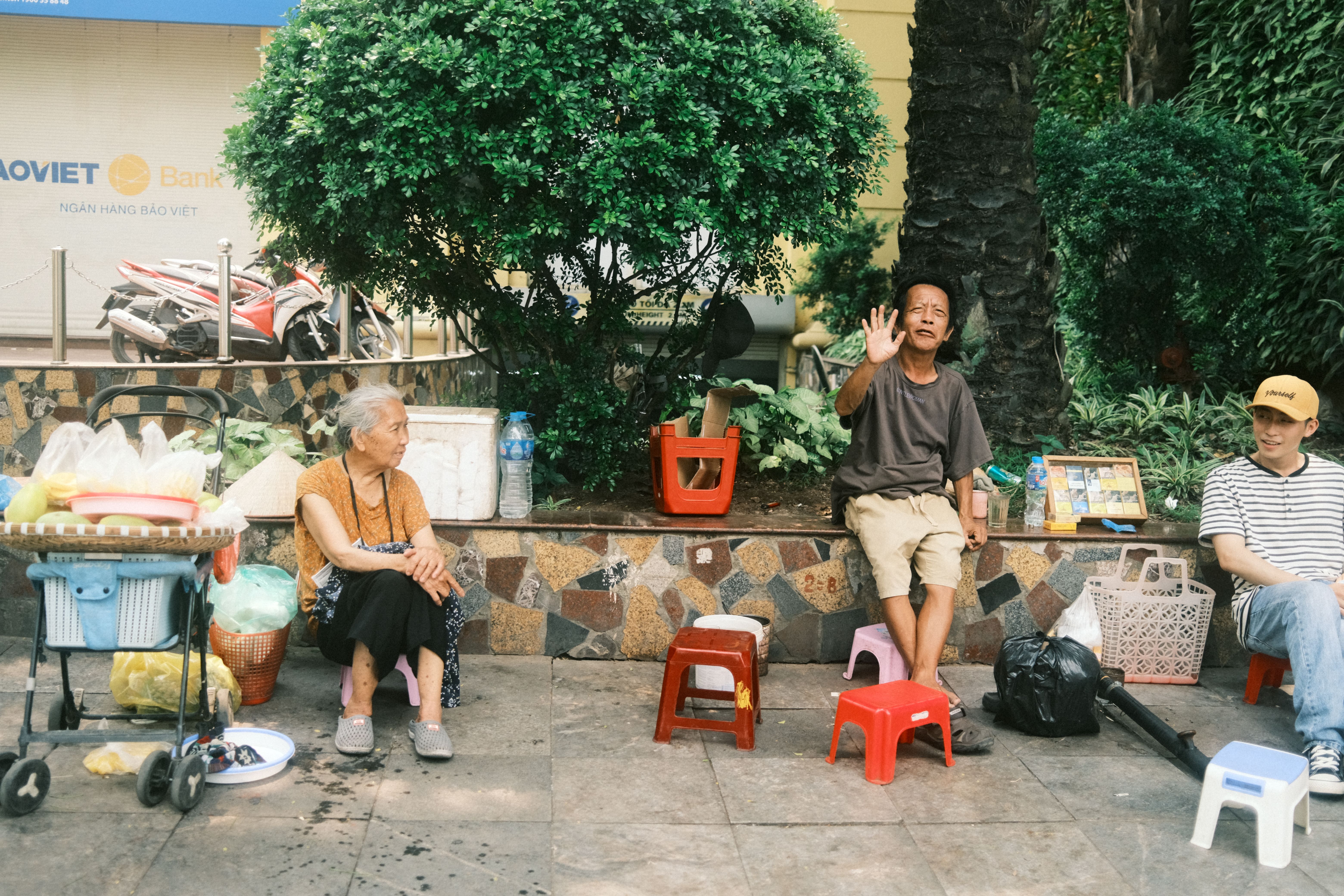 Merchants at Sidewalk · Free Stock Photo