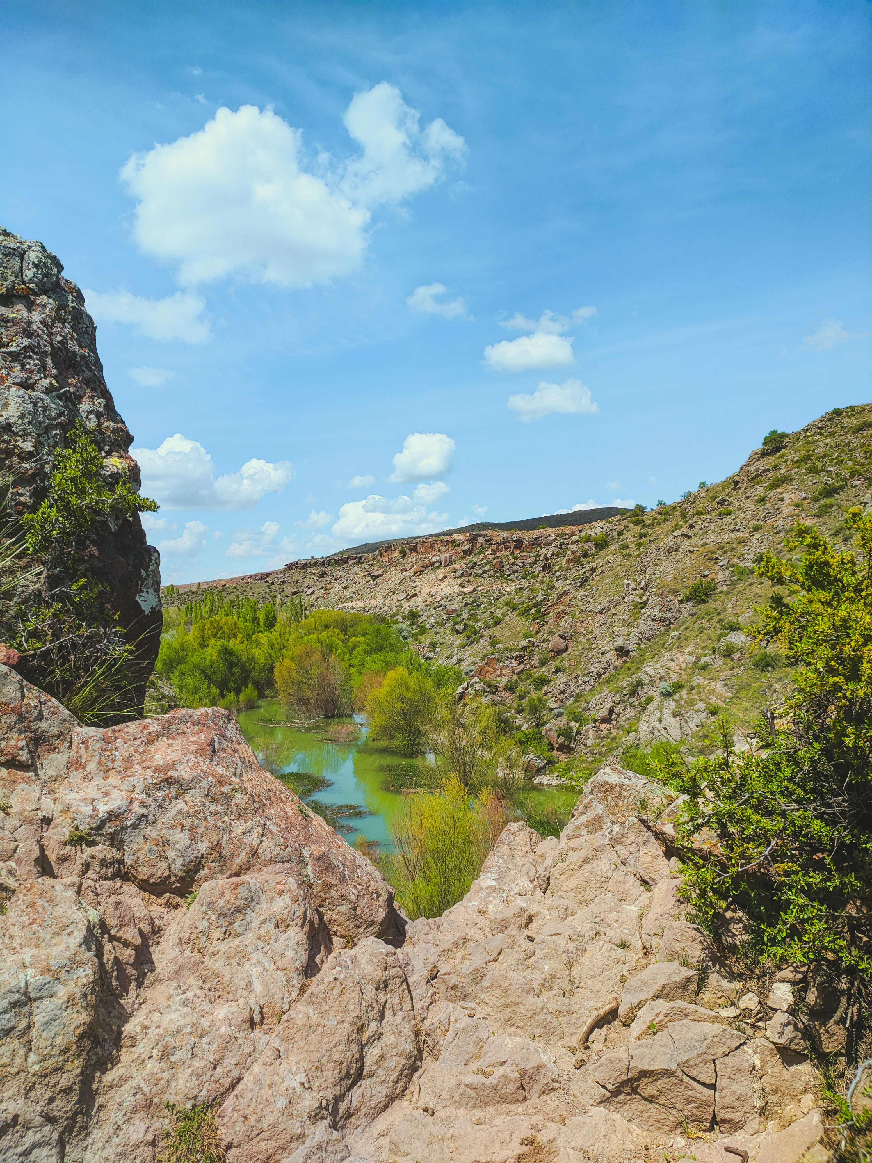View of a Canyon under a Blue Sky · Free Stock Photo