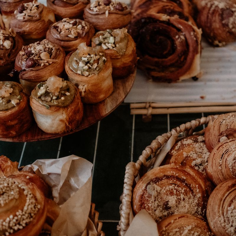Pistachio and Cardamom Pastry Rolls