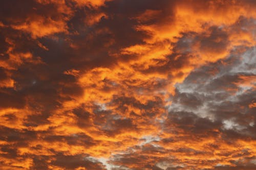 Clouds on Sky at Sunset