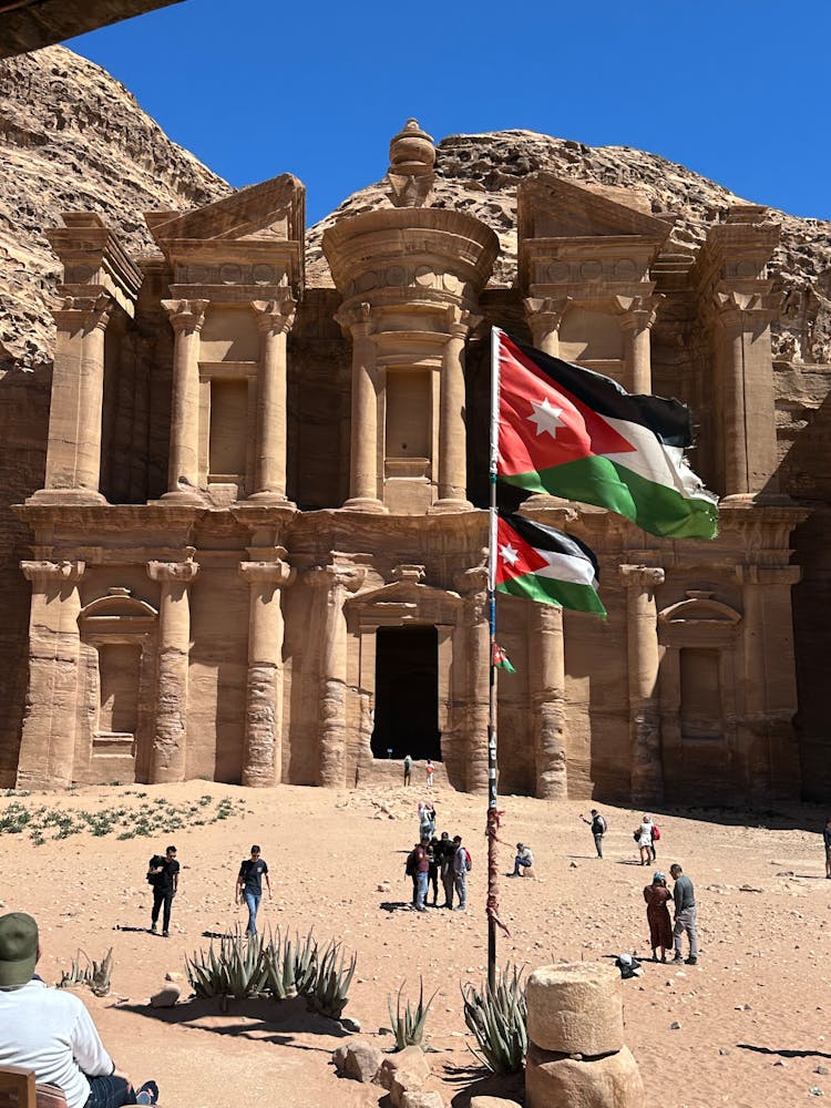 Ruins Of Ancient Monastery In Jordan 